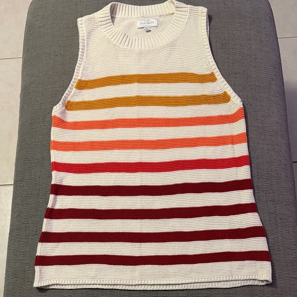 Lucky Brand Ombre Striped Sweater Shell Tank - Picture 3 of 5
